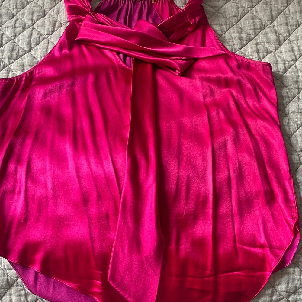 Elegant Pink Sleeveless Top